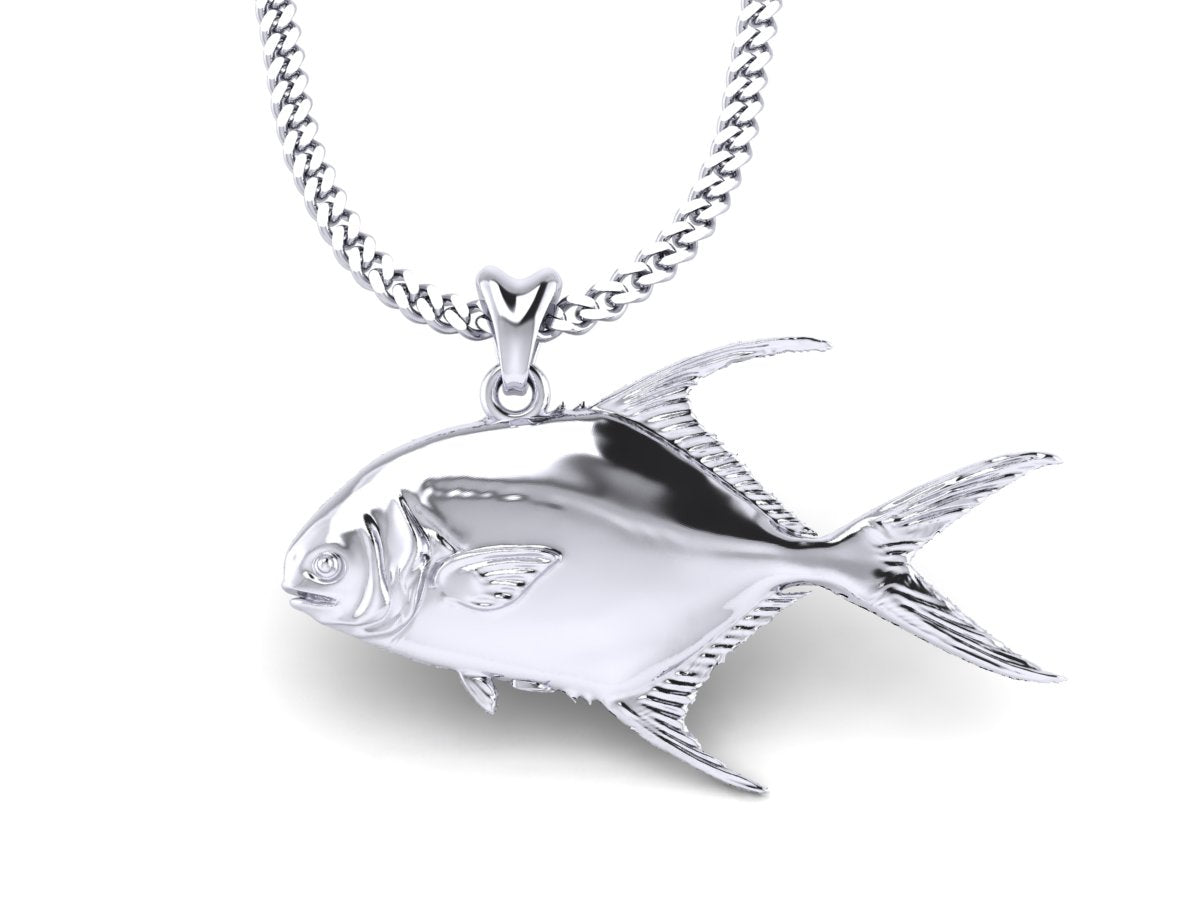 Fish hot sale locket silver