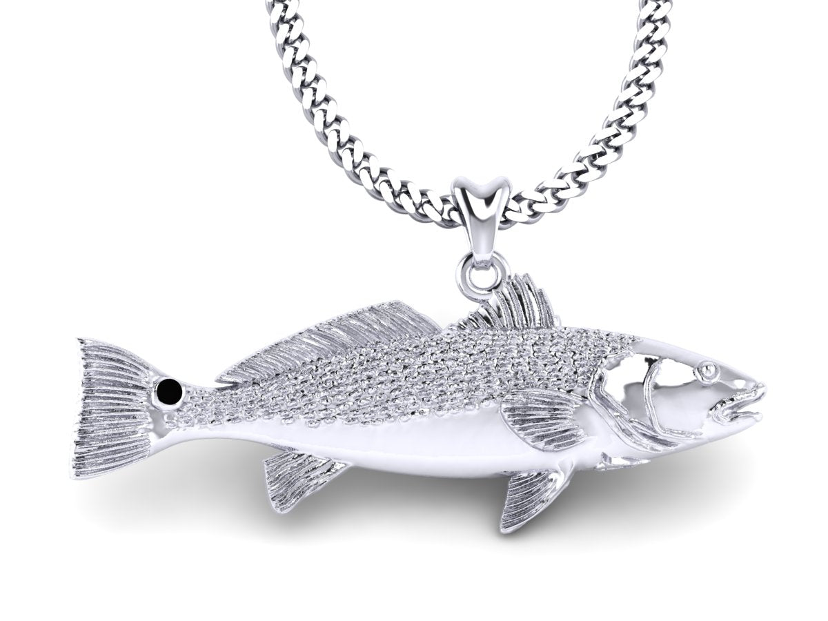 Redfish Necklace in Sterling Silver
