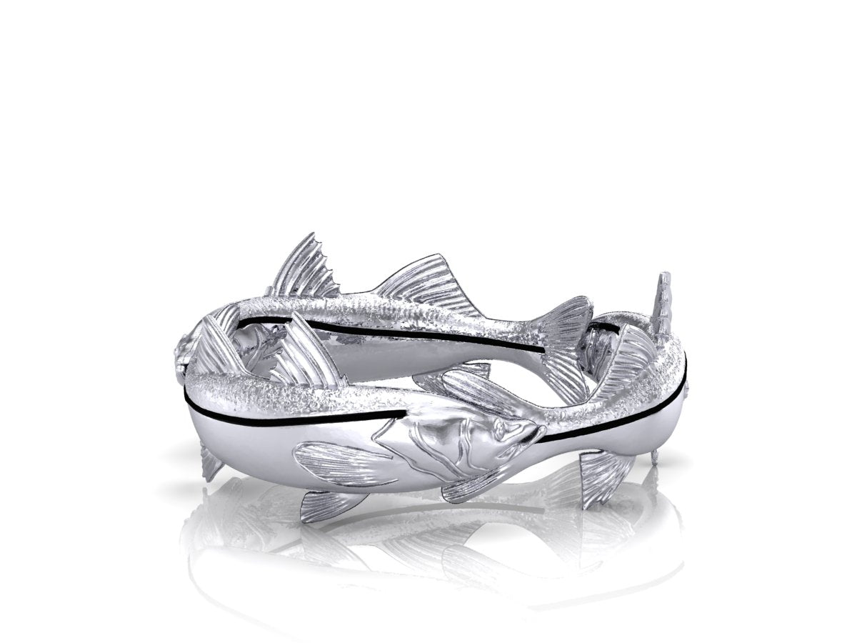 Snook Fish Ring in Sterling Silver