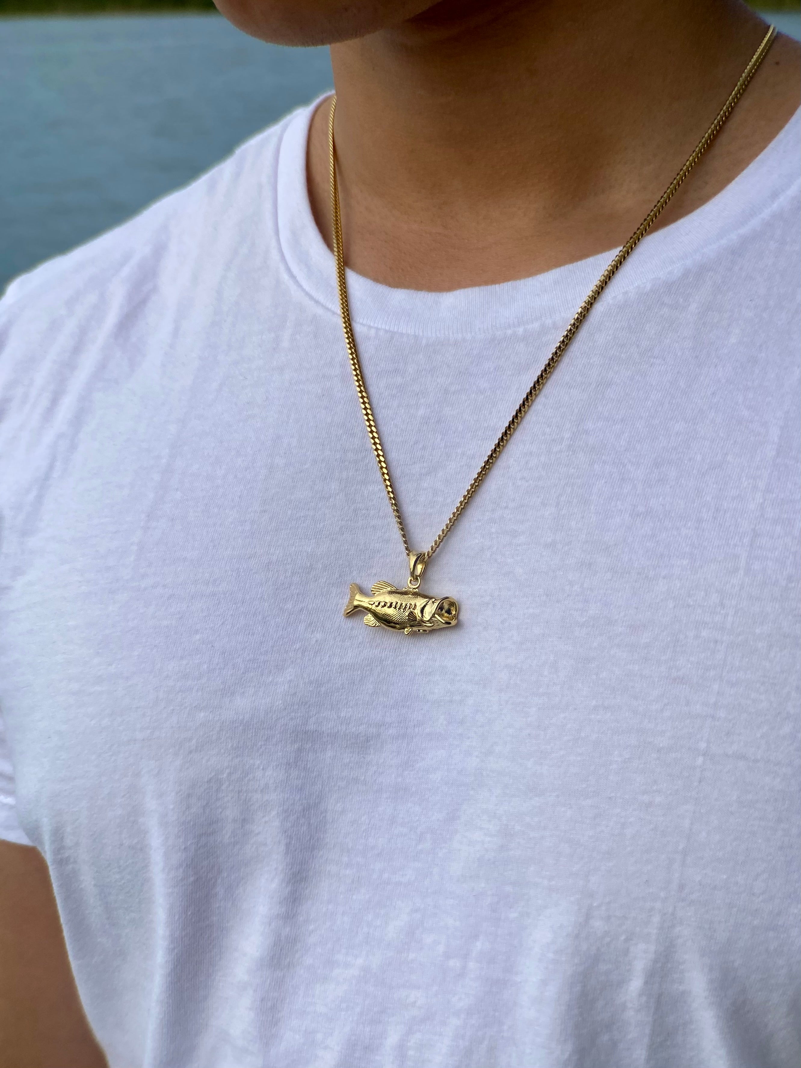 Largemouth Bass Fish Necklace