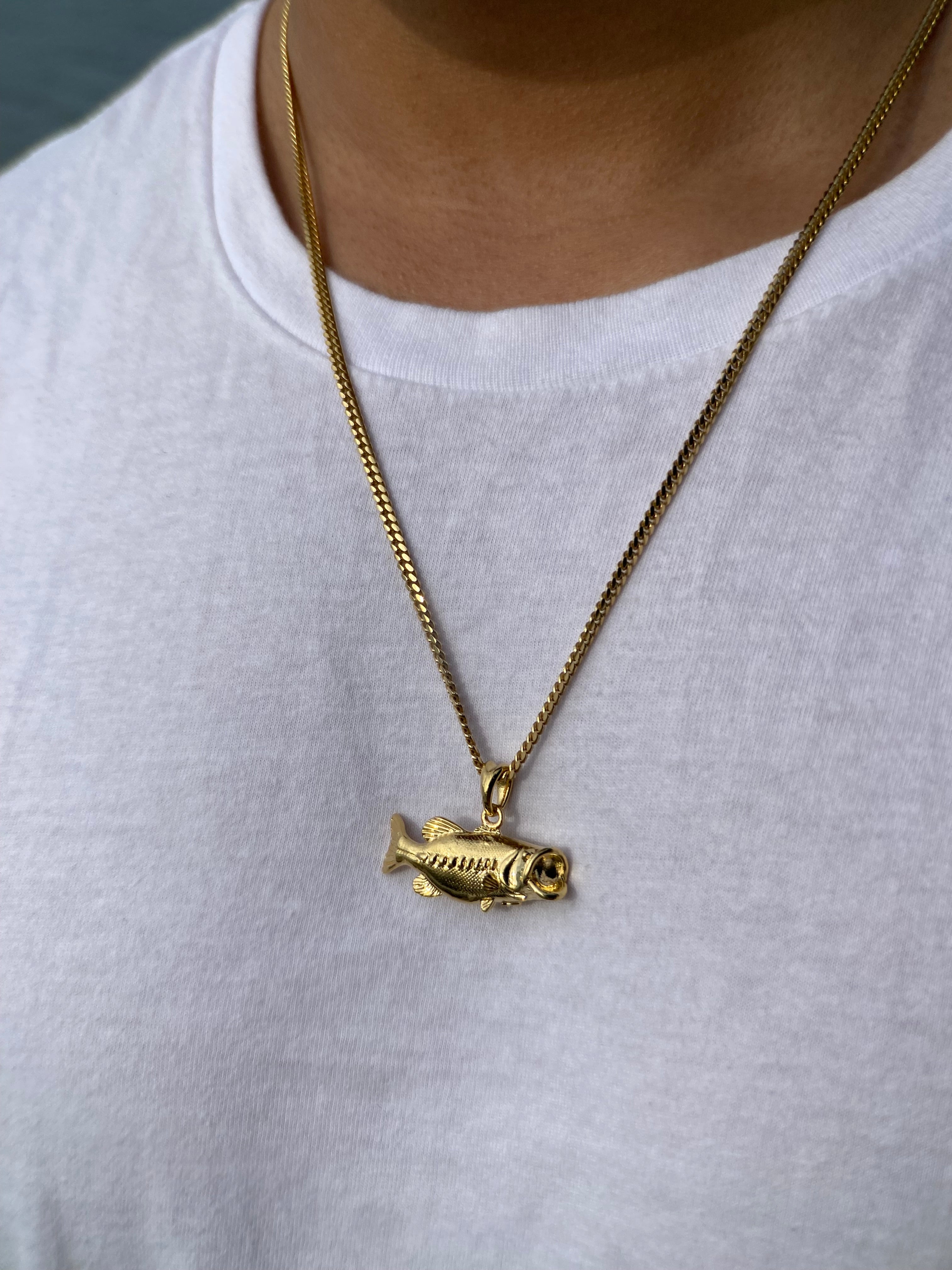 Largemouth Bass Fish Necklace