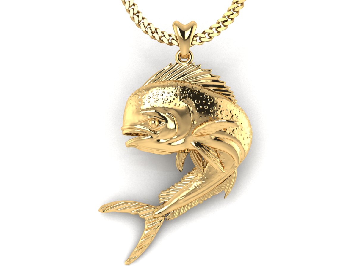 Sophie Deschamps Gold Plated Fish Necklace — WanderlustWares