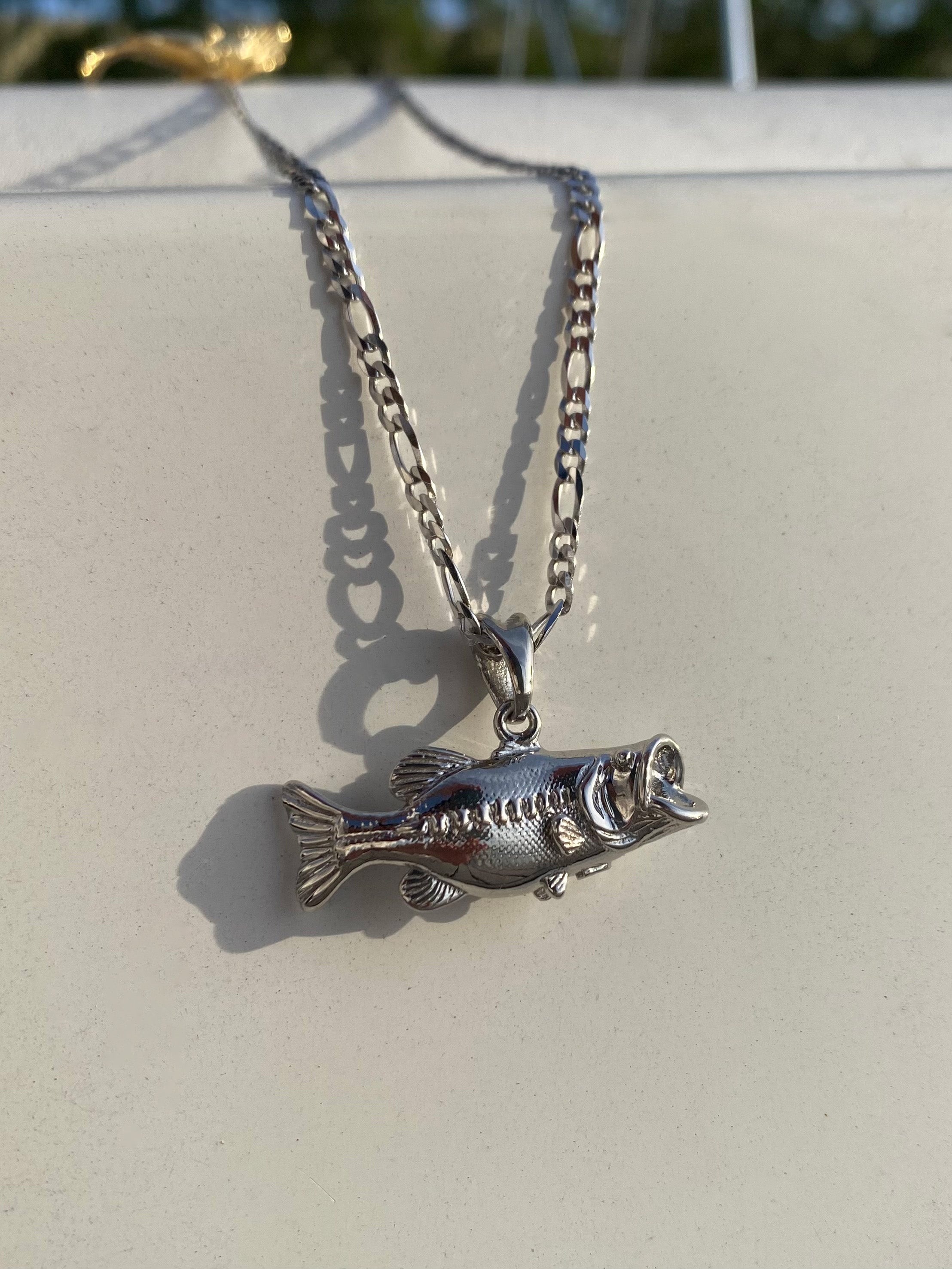 Largemouth Bass Fish Necklace