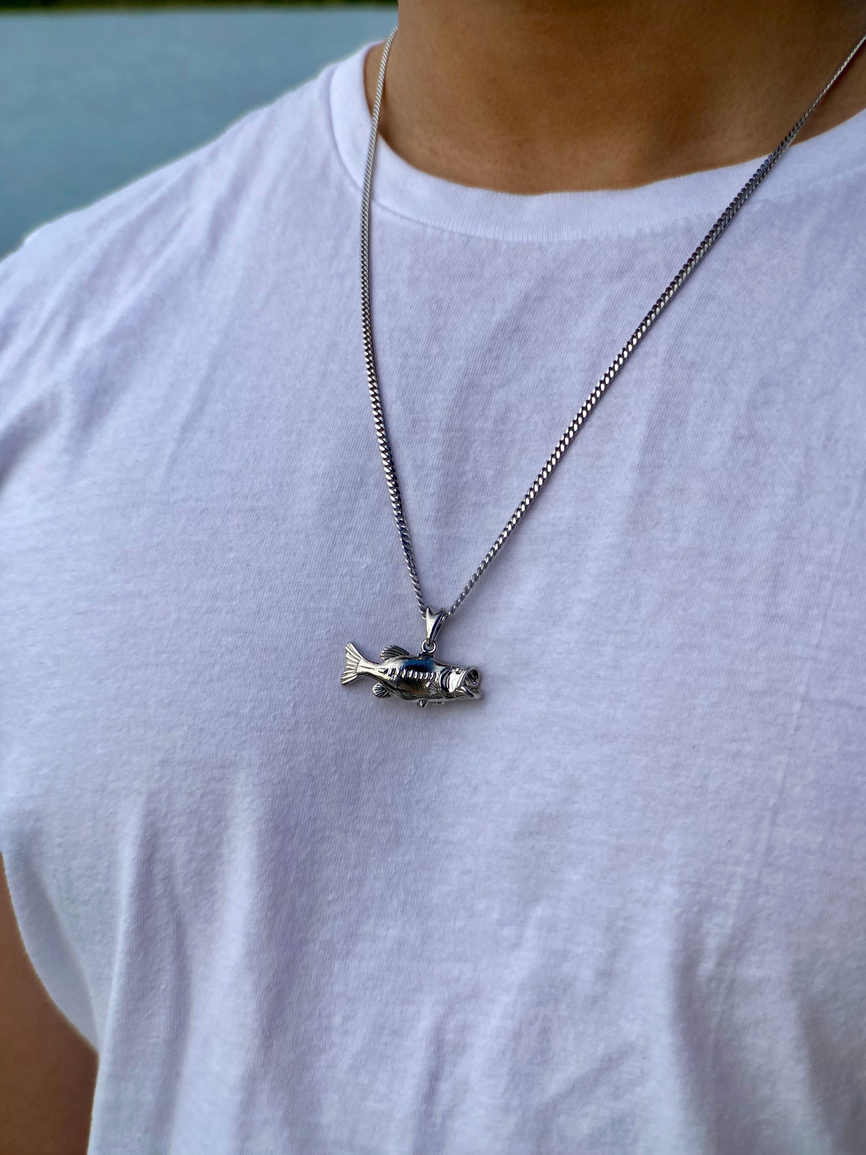 Largemouth Bass Fish Necklace