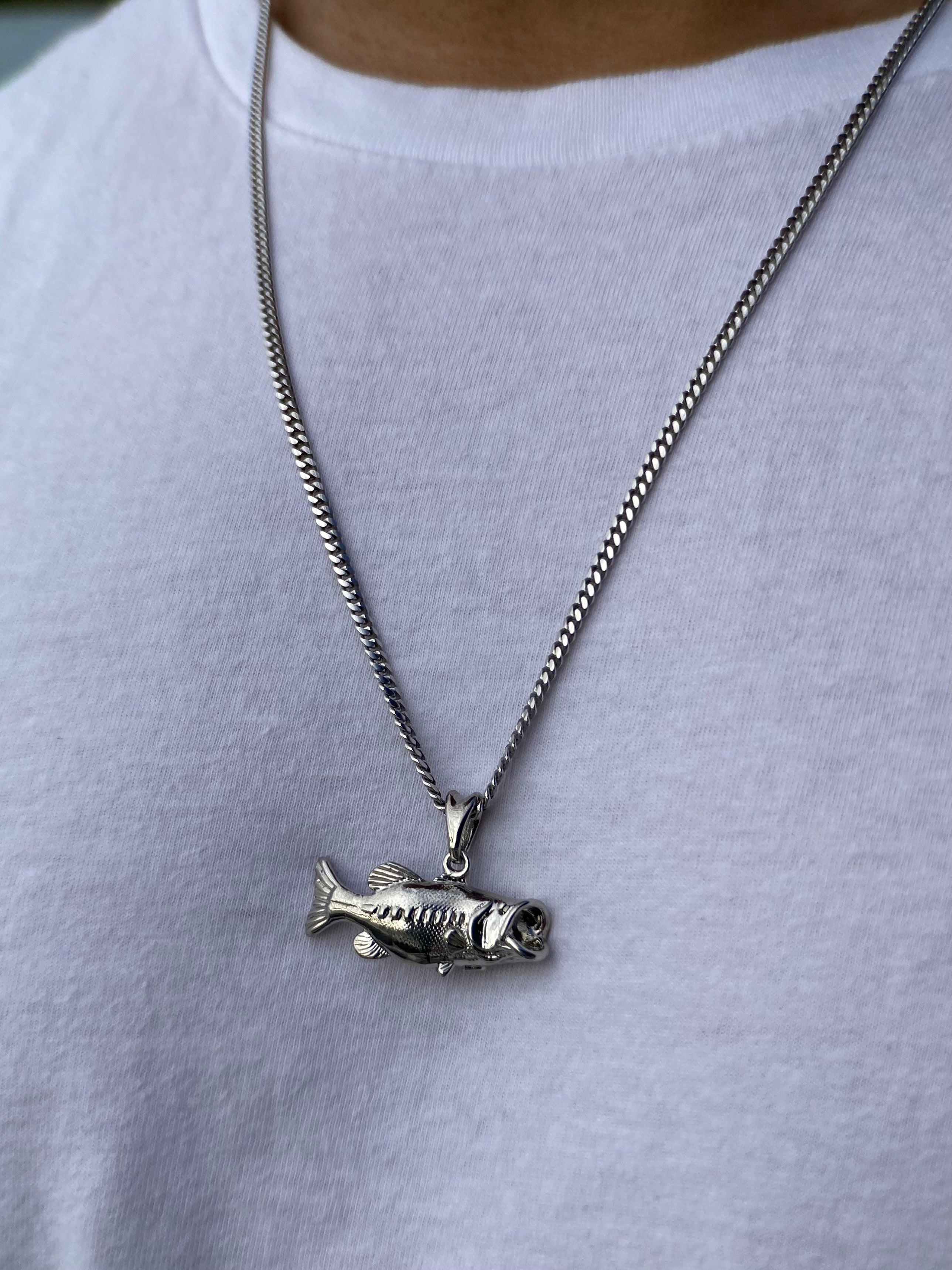 Largemouth Bass Fish Necklace