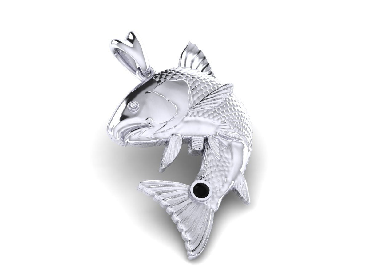 Gold hot sale redfish pendant